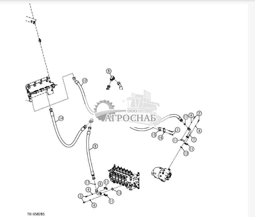 Pressure Lines (Feller Buncher) (171753 